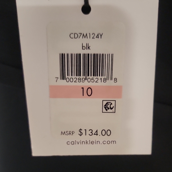 Calvin Klein Black One-Shoulder Dress - Picture 2 of 4